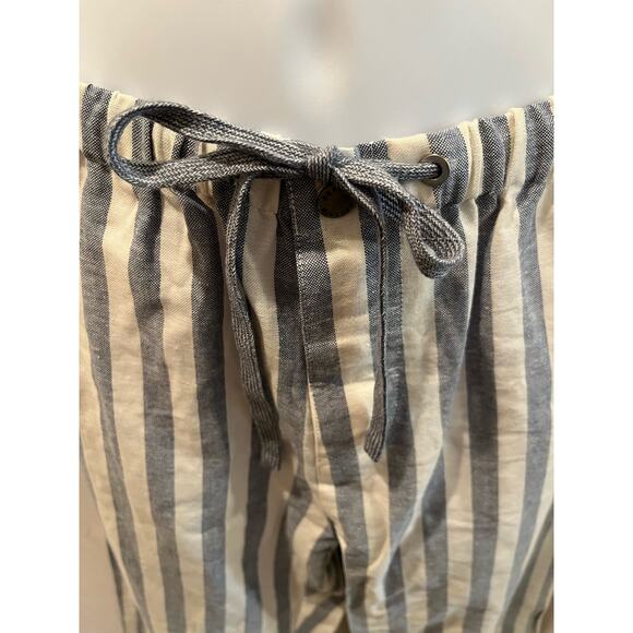 Rebecca Minkoff Vera Striped Drawstring Pants - Cropped - Size M - NWOT - Picture 4 of 10